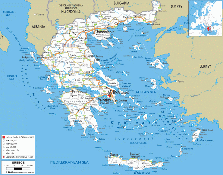 road-map-of-Greece
